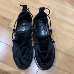 Jimmy Choo  Andrea Metallic casual sneakers